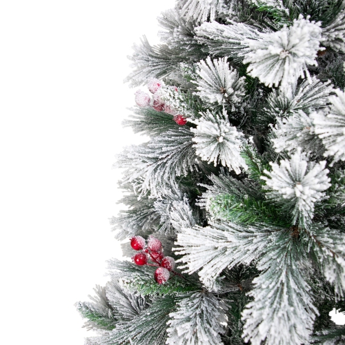 Full Flocked Fairfield Fir Artificial Christmas Tree - 6.5' -Unlit