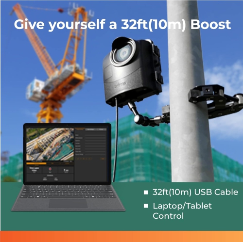 Ensemble de caméra BCC2000 Plus Construction de Brinno | Comprend&nbsp;: Caméra HD intégrale TLC2000 à intervalles, trousse de prolongateur de 32 pi,