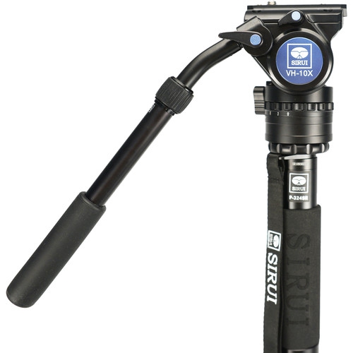 Sirui P-324SR Carbon Fiber Video Monopod with VH-10 head