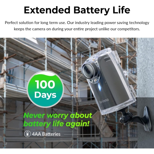 Brinno Time Lapse Camera BCC300-M | Camera Outdoor Construction Jobsite, Plant, Weather Timelapse Camera | LCD Screen, Extended Battery Life, IPX4