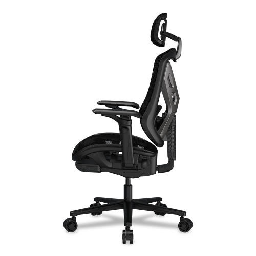 Cougar Speeder Office Gaming Chair Retractable Footrest - Ergonomic, High Back Premium Breathable Mesh Upholstery Reclining Backrest Adjustable