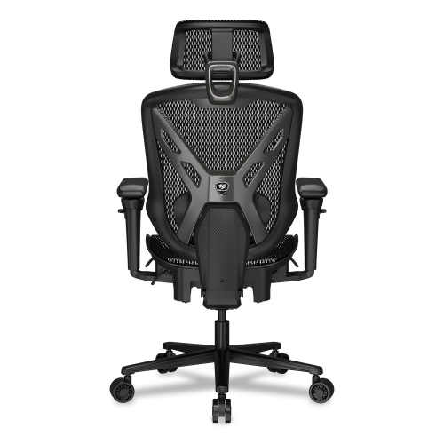 Cougar Speeder Office Gaming Chair Retractable Footrest - Ergonomic, High Back Premium Breathable Mesh Upholstery Reclining Backrest Adjustable