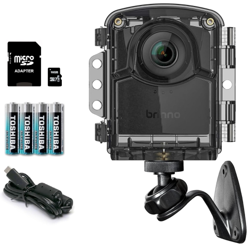 Brinno TLC2020 Outdoor Time Lapse Bundle with: Full HD Camera, IP67 Waterproof Housing, Secure Mount (AWM1000) – HDR – 99 Day Battery – Flexible