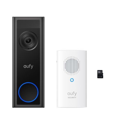 Open Box - eufy 2K FHD Video C31 Wired/Battery Doorbell with Chime