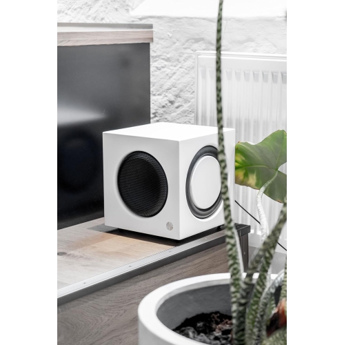 Audio Pro SW-10 Powered Subwoofer w/ 8" Long Throw Woofer & 2x 9" Passive Radiators (White)
