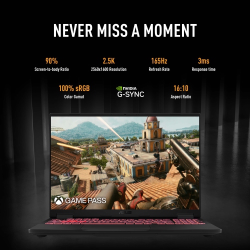 ASUS TUF Gaming A16 FA608 Gaming Laptop 16" FHD+ 165Hz Display / AMD Ryzen AI 9 HX 370 / GeForce RTX 4060 / 16GB LPDDR5X RAM / 1TB SSD / Wi-Fi 6E /