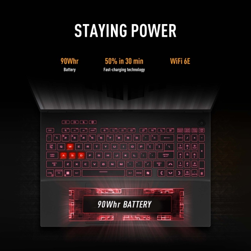 ASUS TUF Gaming A16 FA608 Gaming Laptop 16" FHD+ 165Hz Display / AMD Ryzen AI 9 HX 370 / GeForce RTX 4060 / 16GB LPDDR5X RAM / 1TB SSD / Wi-Fi 6E /