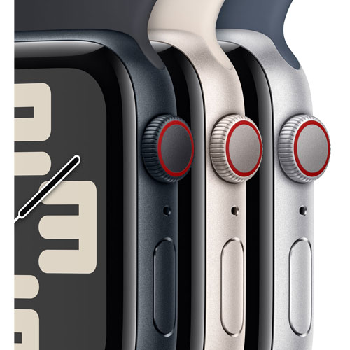 Apple Watch SE avec boîtier de 44 mm en aluminium comète et bracelet sport comète par Koodo - Paiement Balance mensuel