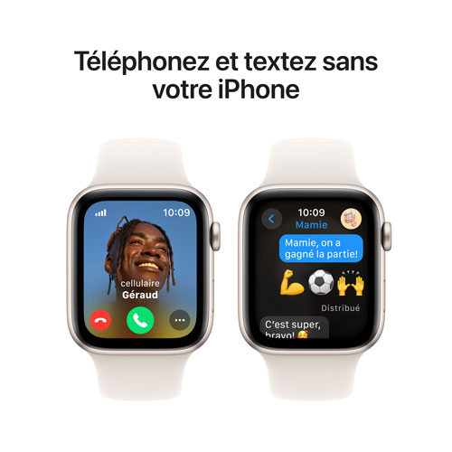 Apple Watch SE avec boîtier de 44 mm en aluminium comète et bracelet sport comète par Koodo - Petit/Moyen - Paiement Balance mensuel