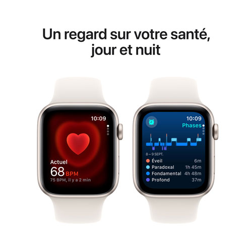 Apple Watch SE avec boîtier de 44 mm en aluminium comète et bracelet sport comète par Koodo - Petit/Moyen - Paiement Balance mensuel