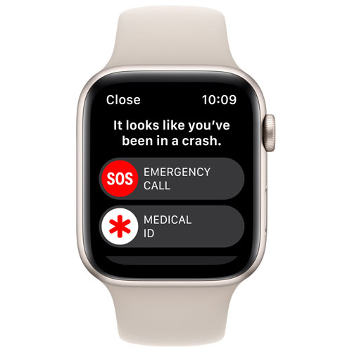 Koodo Apple Watch SE 44mm Starlight Aluminum Case with Starlight Sport Band (2022) - Monthly Tab Payment