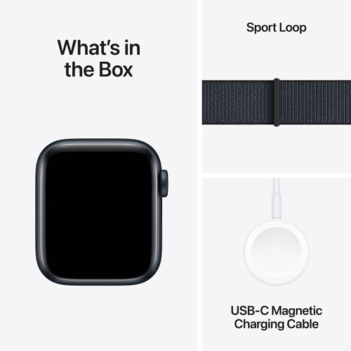 Koodo Apple Watch SE 40mm Midnight Aluminum Case with Ink Sport Loop - Monthly Tab Payment
