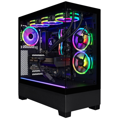 CLX SET Gaming Desktop - Liquid Cooled AMD Ryzen 7 9700X 3.8GHz 8-Core Processor, 32GB DDR5 Memory, RTX 4070 SUPER 12GB GDDR6X Graphics, 1TB SSD,