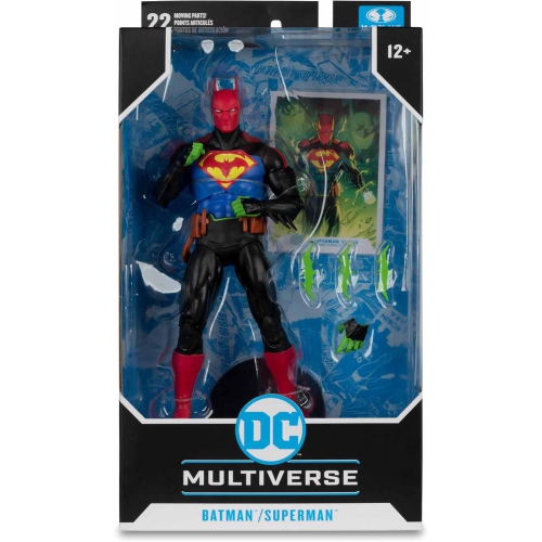 DC Multiverse Batman/Superman World's Finest 7 Inch Action Figure - Batman/Superman Fusion