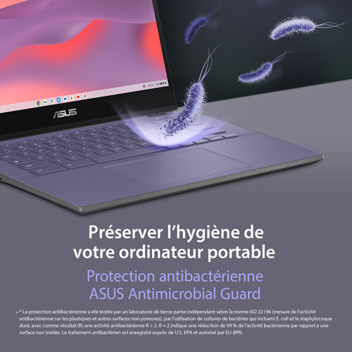 Chromebook 2-en-1 à écran tactile de 14 po CM14 Flip d'ASUS avec 3 mois de forfait Google AI Pro