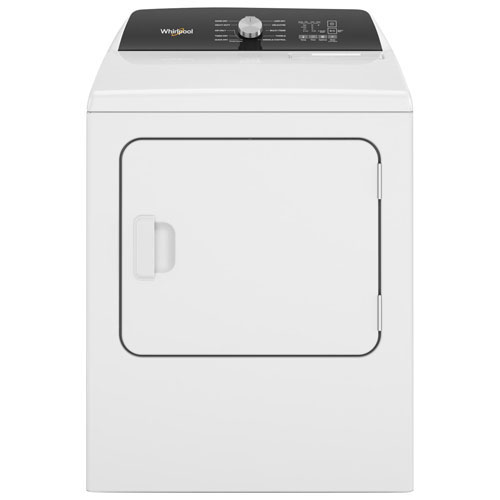 Image 1 of 2.. Open Box - Whirlpool 7.0 Cu. Ft. Electric Dryer - White - Scratch & Dent