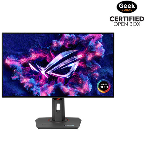 Open Box - ASUS ROG Strix 27" 1440p WQHD 240Hz 0.03ms GTG OLED G-Sync Gaming Monitor