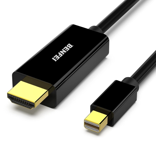 BENFEI Mini DisplayPort to HDMI 6 Feet Cable, Mini DP to HDMI Cable with MacBook Air/Pro, Surface Pro/Dock, Monitor, Projector