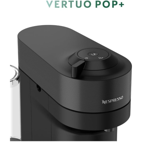 Nespresso Vertuo Pop+ Coffee and Espresso Machine with Aeroccino by De'Longhi, Liquorice Black