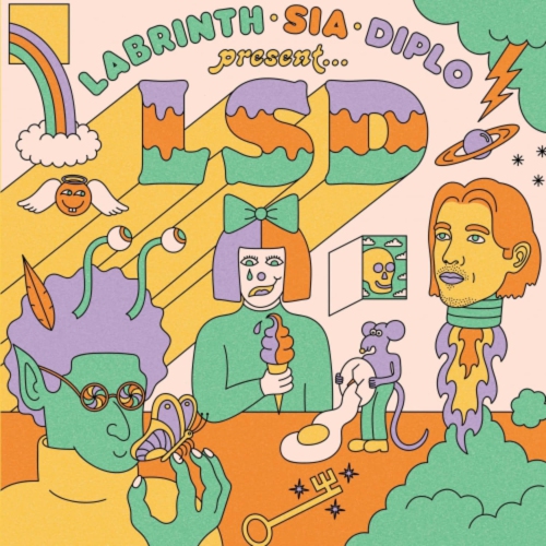 RECORDS/COLUMBIA  Lsd (Labrinth, Sia And Diplo) - Presents: Lsd (5Th Anniversary Edition) - (Colored Vinyl, Green, Anniversary Edition, Alternate