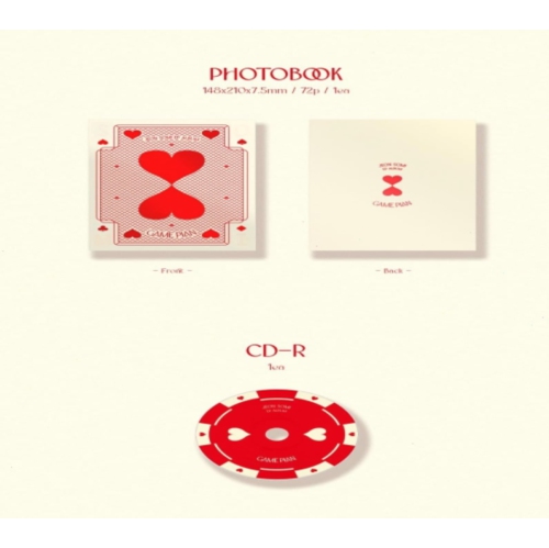 INTERSCOPE  Jeon Somi - Game Plan (Red Boxset) - (Boxed Set, Sticker, Photo / Photo Card, Poster, Postcard) - [CD]