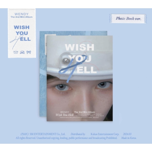 Wendy - WENDY The 2nd Mini Album 'Wish You Hell' - (Large Item, Photo Book, Photo / Photo Card, Poster, Postcard) - [CD]