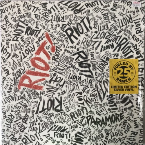 FUELED BY RAMEN  Paramore - Riot (Fbr 25Th Anniversary Edition) - (Colored Vinyl, Silver, Anniversary Edition) - [Vinyl] Love the silver album