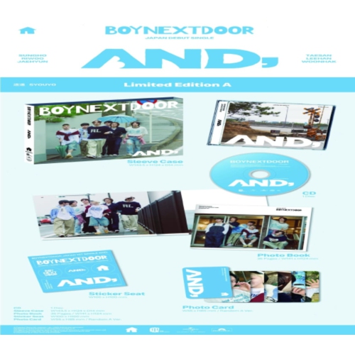 Boynextdoor - AND, - (Limited Edition, Sticker, Photo Book, Photo / Photo Card) - [CD5 Single]