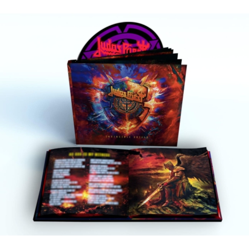 EPIC  Judas Priest - Invincible Shield - (Deluxe Edition, Limited Edition, Bonus Tracks, Hardcover, Booklet) - [CD] In Multicolor