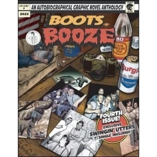 PIRATES PRESS  Bootsnbooze Number 4 - Comic With Swingin Utters - 7-Inch Vinyl With Comic Book [Import] - (Comic Book, Canada - Import) - [Vinyl]