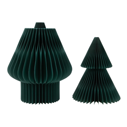 Accordion Honeycomb Foldable Paper Christmas Tree - 3' - Dark Green