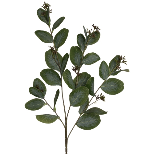 Vaporisateurs artificiels de feuilles d'eucalyptus ensemencées - 33 po - Vert - Ensemble de 6