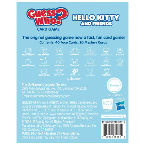 Guess Who? Hello Kitty and Friends Card Game