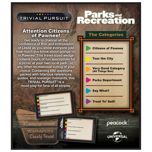Jeu de société Trivial Pursuit: Parks and Recreation