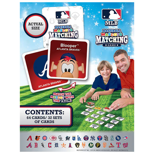 Jeu de mémoire des mascottes MLB Baseball