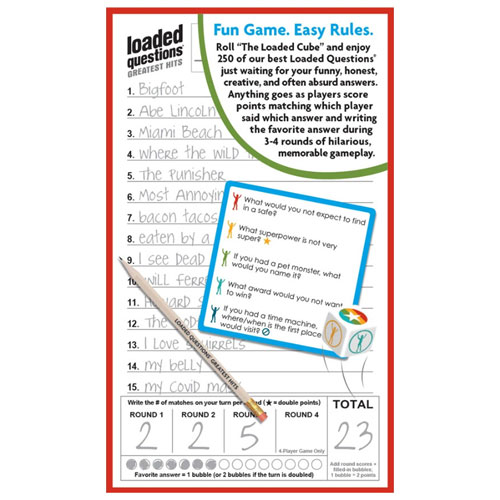 Jeu de cartes All Things Equal: Loaded Questions Greatest Hits