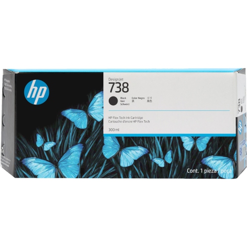 HP  738 (498N8A) 300Ml Original Ink Cartridge In Black