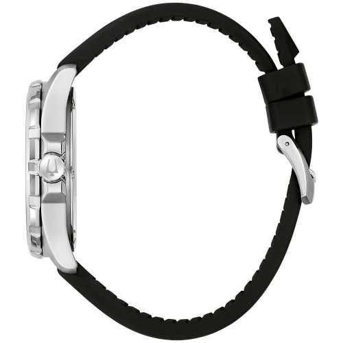 Bulova Mens Marine Star Quartz Watch 46.5mm Silver-Tone Stainless Steel Case Green Leather and Silicone Strap with Green Dial