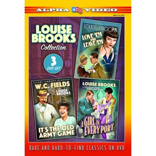 Image 1 of 1.. Louise Brooks Collection - It's the Old Army Game/Love 'Em and Leave 'Em/A Girl in Every Port - DVD