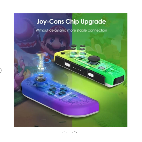 Switch Controllers for Nintendo Switch, Replacement for Switch Wireless Controller with Double Vibration, Wake-Up/Screenshot/Motion Control- Blue