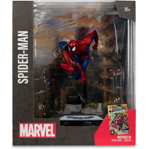 MARVEL  Collectible 7 Inch Statue Figure 1/10 Sale Posed Scene - Spider-Man (Spider-Man #6) Always love that Best Buy has exactly what I need
