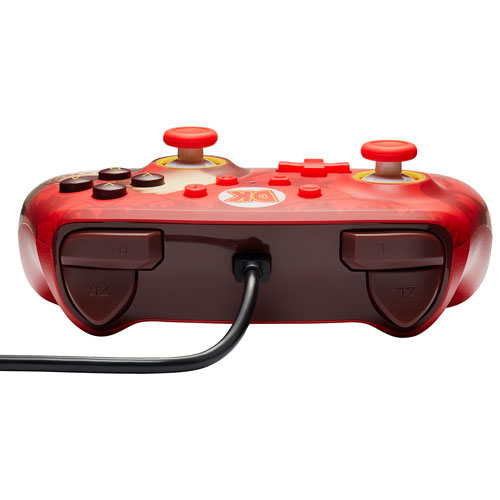 Manette avec fil optimisée de PowerA pour Nintendo Switch - Donkey Kong Flex