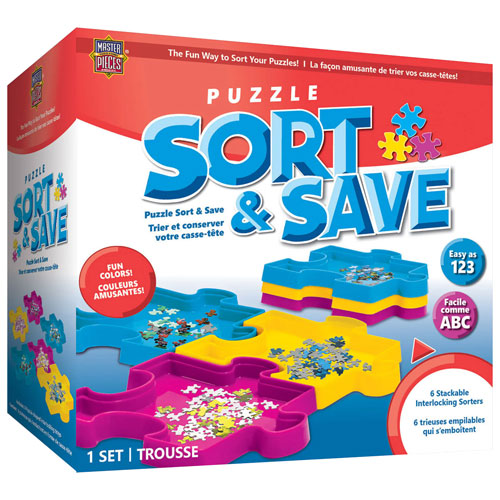 Plateaux De Tri Pour Puzzles - Lot De 6 - 30x24 Cm En Feutre - Organiser Pièces De Puzzle, Perles, Bricolage