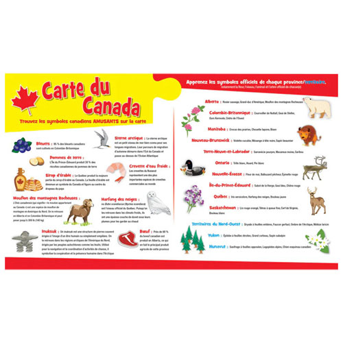 Canada Map: Giant Floor Puzzle - 36 Pieces