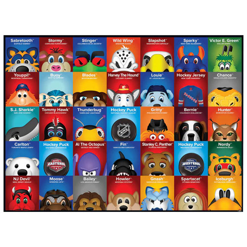 NHL : Mascots - Casse-tête de 100 pièces