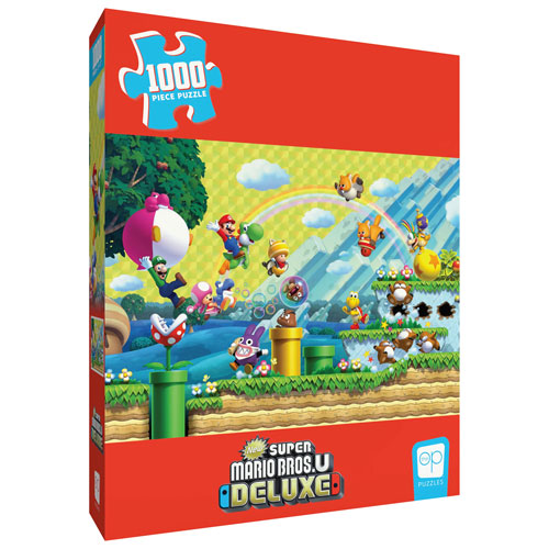 Super Mario Bros.U Deluxe: Chaos & Fun Puzzle - 1000 Pieces