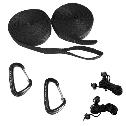 Hidden Wild Sleeping Bag Hammock with Bug Net - 9.25' - Blue