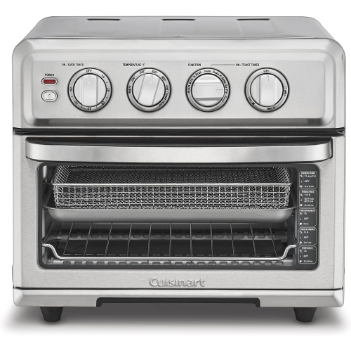 Cuisinart TOA-70C Air Fryer + Convection Toaster Oven, 8-1 Oven with Bake, Grill, Broil & Warm Options, Stainless Steel