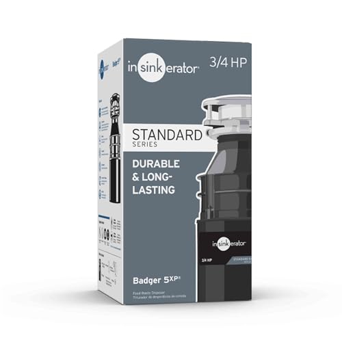 Broyeur à déchets alimentaires domestique Insinkerator Badger 5XP 3/4 HP