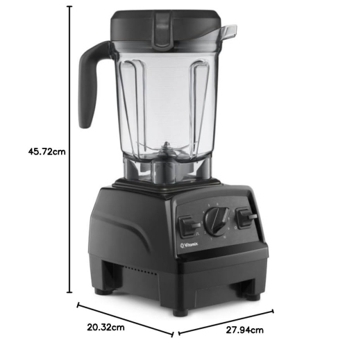 Mélangeur Explorian de Vitamix, qualité professionnelle, 64&nbsp;oz. Contenant discret, noir - 65542